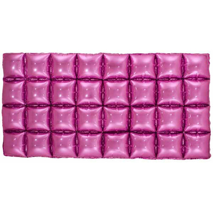 "Pink Balloon Backdrop Foil - 44X22""