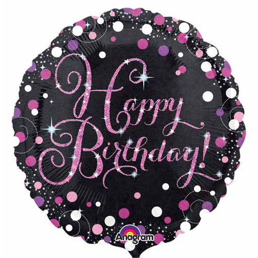 "Pink Foil Birthday Balloon Package - S55"