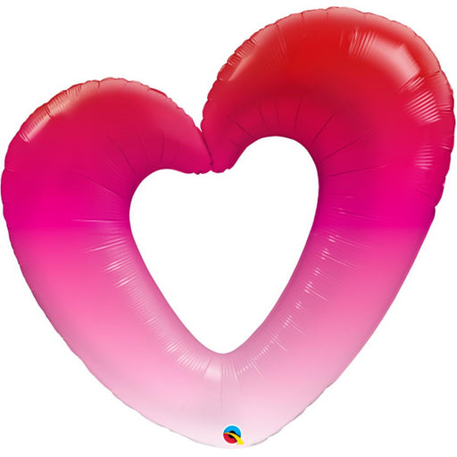 Pink Ombre Heart-Shaped Balloon (42 Inches)