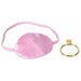 "Pink Pirate Eye Patch With Plastic Gold Erin Material"