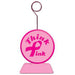 Pink Ribbon Photo/Balloon Holder 6Oz