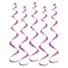 Pink Ribbon Twirl Whirl 5/Pkg 24"