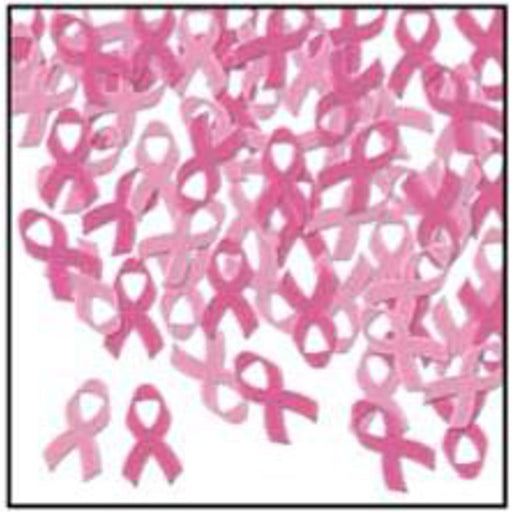 "Pink Ribbon-Shaped Confetti 1 Oz For Breast Cancer Awareness Events"
