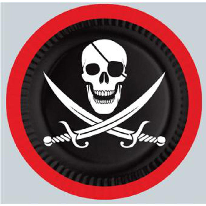 "Pirate Plates (8/Pack) 9" - Set Sail On A Fun-Filled Adventure!"