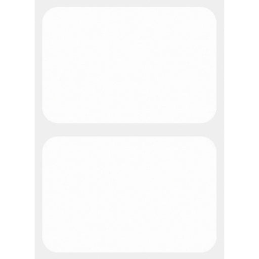 Plain White Name Tag - Pack Of 100