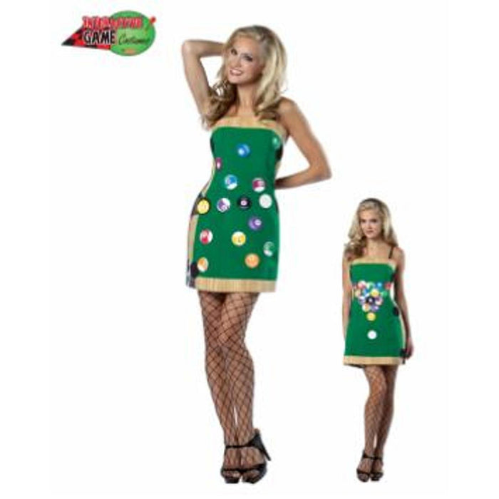 "Pool Table Dress Costume For Adults"