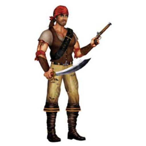 "Poseable 38-Inch Jointed Swashbuckler Decoration"