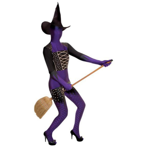 Premium Witch Morphsuit - Purple (Large)