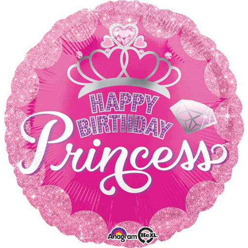 Princess Crown & Gem Happy Birthday Balloon Kit.
