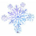 "Prismatic Snowflake Holographic Decorations (32" P50)"