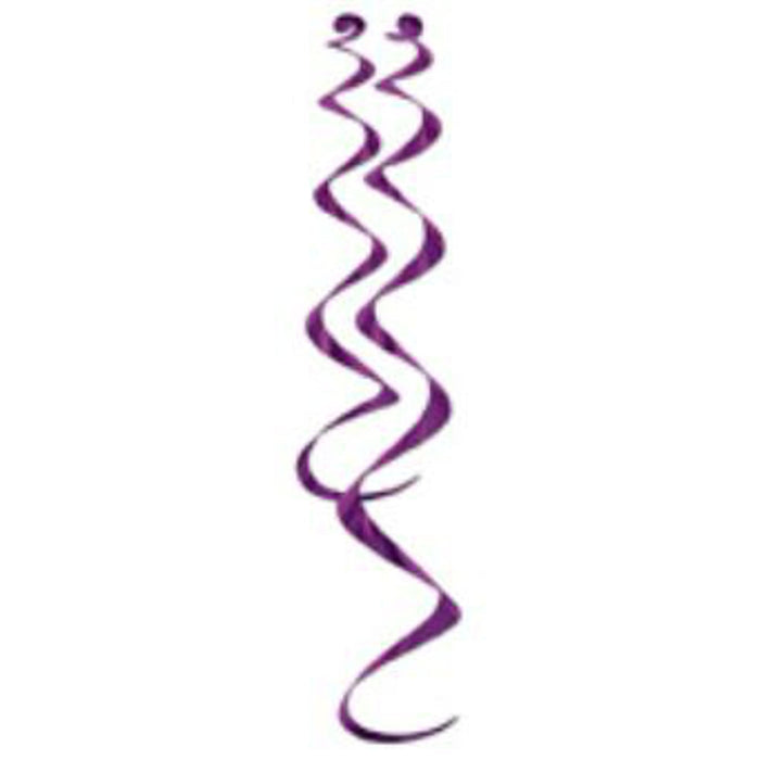 Purple Twirly Whirlys (6 Pack)