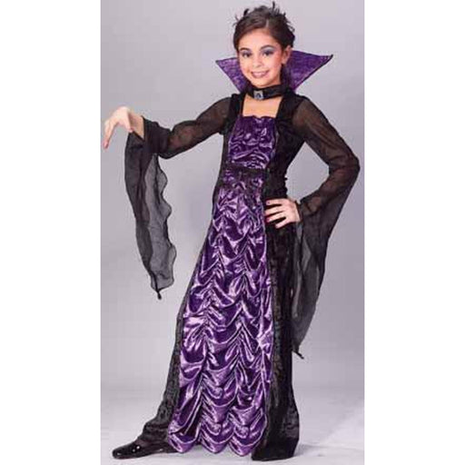Purple Vampiress Child Costume - Size Small (4-6) (1/Pk)