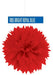 Royal Blue 16-Inch Fluffy Paper Decorations, 3-Pack