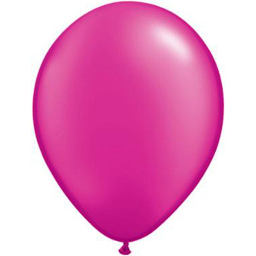 Qualatex 11" Pearl Magenta Latex Balloons (100/Pk)