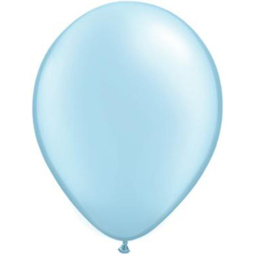 Qualatex 11" Pearl Light Blue Latex Balloons (100/Pk)