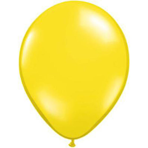 Qualatex 11" Citrine Yellow Latex Balloons - 100/Bg