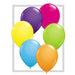 11" Qualatex Tropical Assortment Latex Balloons (100/Pk)