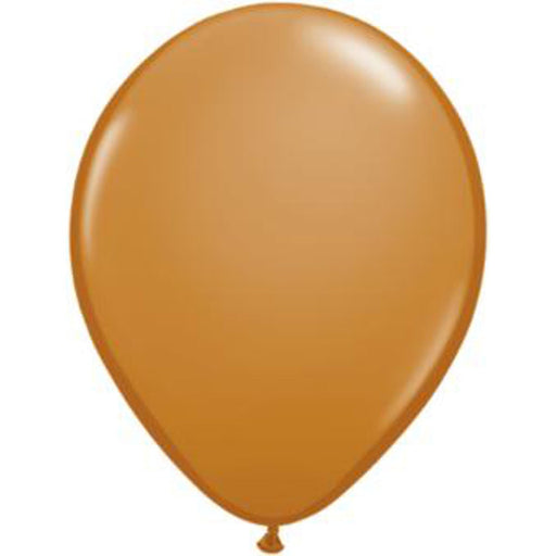 Qualatex 11" Mocha Brown Balloons - 100 Per Bag