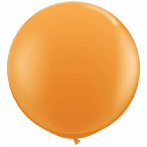 Qualatex 36" Orange Latex Balloons (2/Bag)