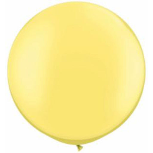 Qualatex 30" Pearl Lemon Chiffon Latex Balloons (50/Pk)
