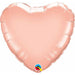 Qualatex 36" Heart Rose Gold Mylar Flat Balloon