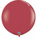 Qualatex 36" Cranberry Latex Balloons (2-Pack)