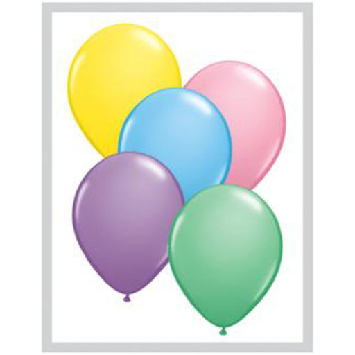 Qualatex 5" Pastel Assortment Latex Balloons (100/Pk)
