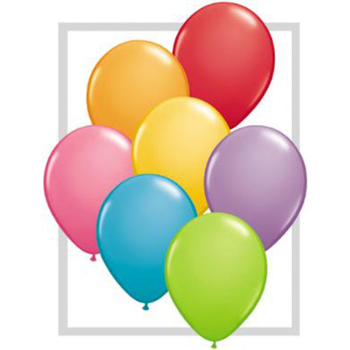 Qualatex 5" Festive Asst Latex Balloons (100 Count)