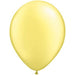 Qualatex 5" Pearl Lemon Chiffon Latex Balloons (100/Pk)