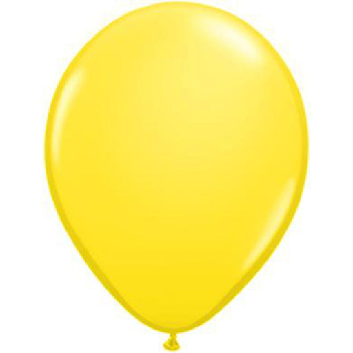 Qualatex 9" Yellow Latex Balloons (100/Pk)