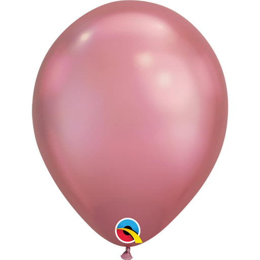 Qualatex 7" Chrome Mauve Latex Balloon (100/Pk)