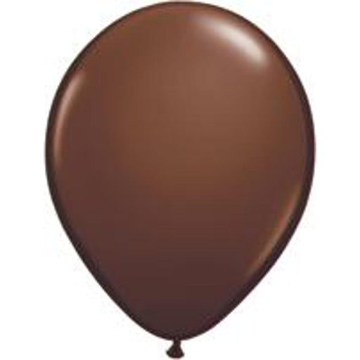 Qualatex Chocolate Brown 16" Balloons (50 Pack)