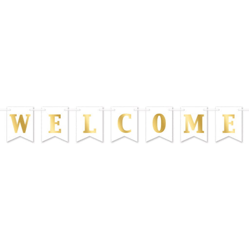 Welcome Streamer, 6 Inches x 6 Feet