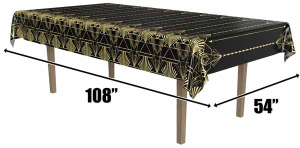 Great 20s Table Cover, 1 Count