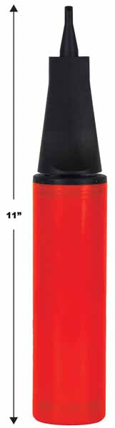 Red Balloon Pump, 11 Inch