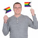 PRIDE FLAG FABRIC 4X6 W/10.5" STICK