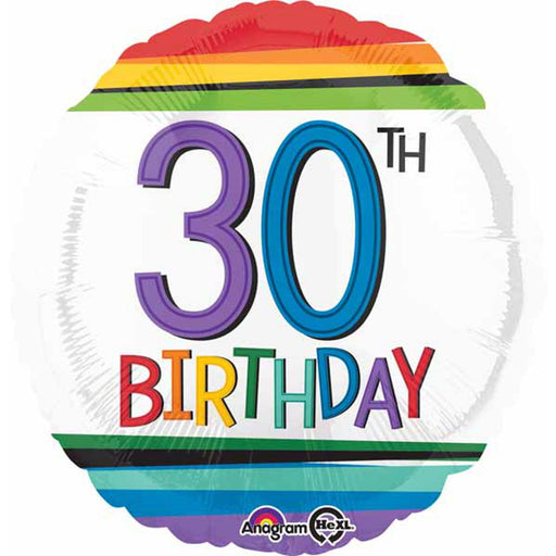 Rainbow Birthday Balloon Package (5/Pk)