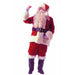 Men Santa Claus Costume 6Pcs - Adult Velvet Christmas Outfit Holiday