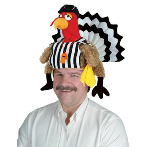 Plush Referee Turkey Hat (1/Pk)