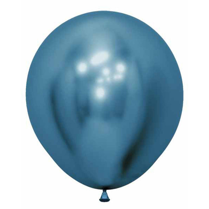 Reflex Blue Latex Balloons (18", 15-Pack)