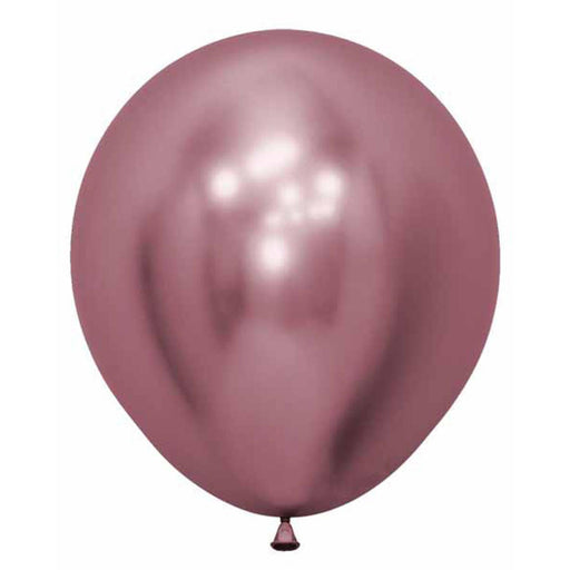 Reflex Pink 18" Latex Balloons (15-Pack)