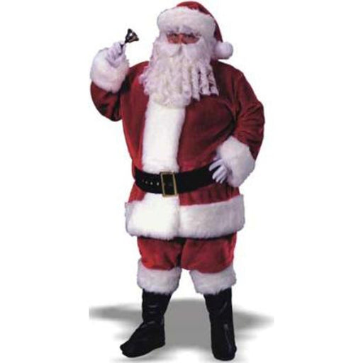 Regency Plush Santa Suit XXL Crimson - Christmas Costume