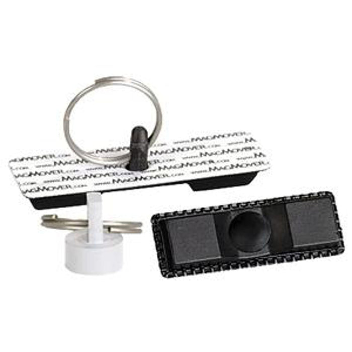 Regular Clikmagnet Black 5 Lb Magnetic Hook Magnet Clip.