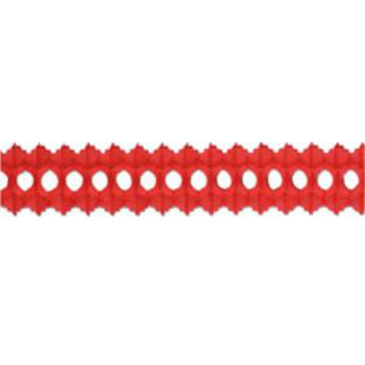 "Retro Arcade Garland - 12' Red Paper Garland With Classic Iconic Shapes"
