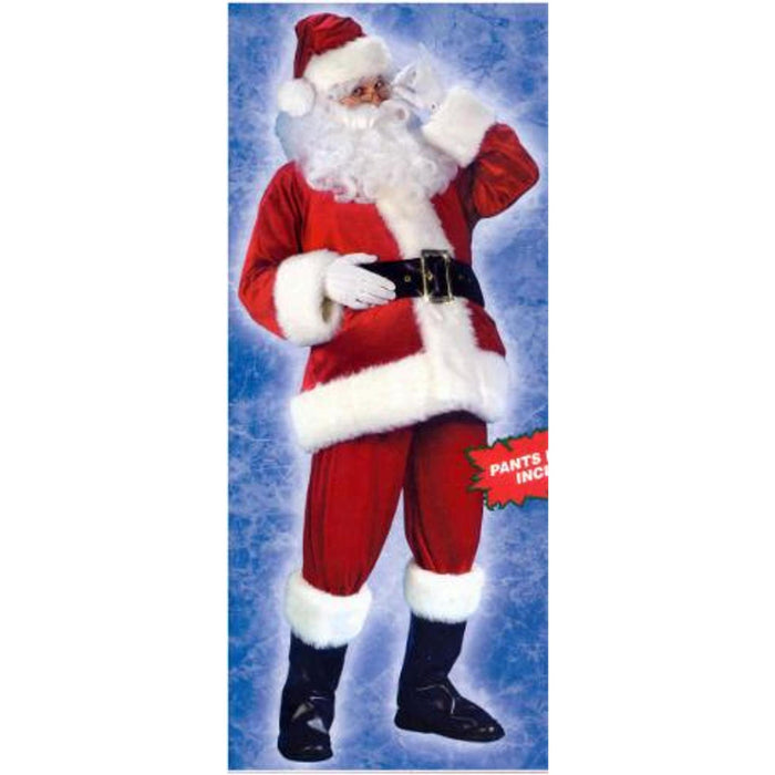 Rich Velvet Santa Suit - Large Red (1/Pk)