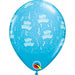 "Robin Egg Blue Birthday Balloons - 50 Pack"