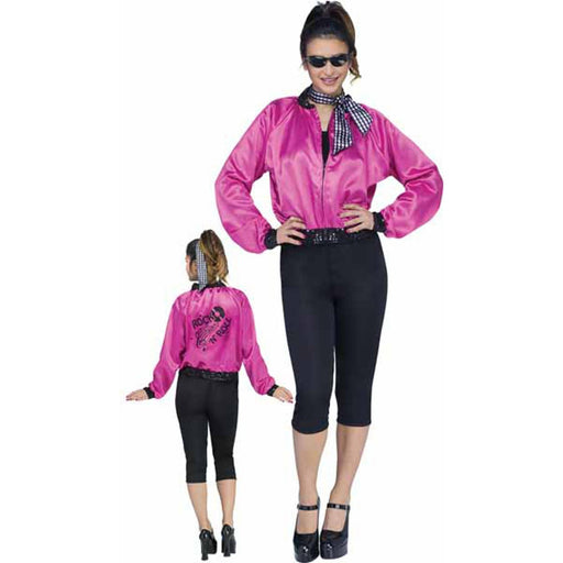 Women's Pink Rock Roll Costume - M/L 10-14 (1/Pk)