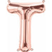 "Rose Gold Letter T - 16 Inches (Packaged 01356)"