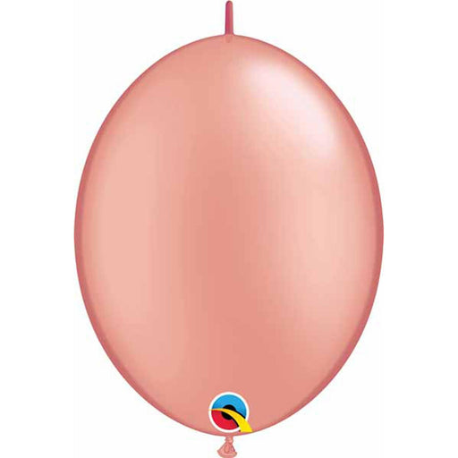 Qualatex Rose Gold Quicklink 12" Latex Balloon (50/Pk)