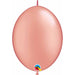 Qualatex Rose Gold Quicklink 12" Latex Balloon (50/Pk)